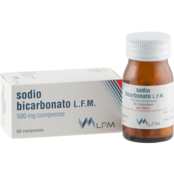 Sodio Bicarb*50cpr 500mg fl