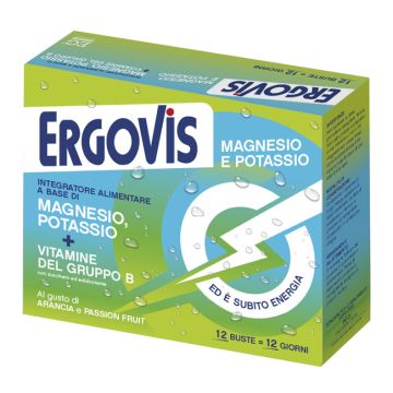 Ergovis Mg+k Vit b C/zuc12bust