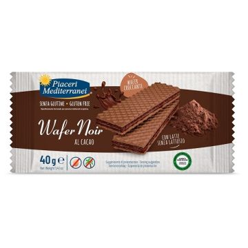 Piaceri Mediterranei Wafer Noir Cacao 40 g