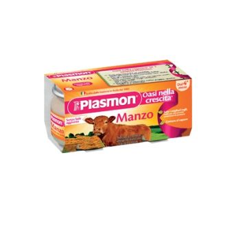 Plasmon Omog Manzo 4x80g