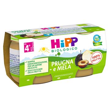 Hipp Bio Omog Prugna/mela2x80g