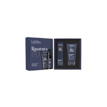 Euphidra Cofanetto mr Rasatura Gel Rasatura Trasparente 150ml + Dopo Barba Lenitivo 50 ml