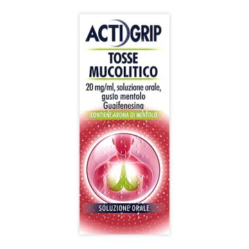Actigrip Tosse Mucolitico*orale Soluz Flacone 150 ml 20 Mg/ml