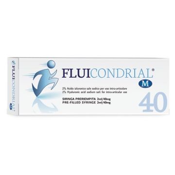Siringa Preriempita Intra-articolare Fluicondrial m Acido Ialuronico 2ml/40mg