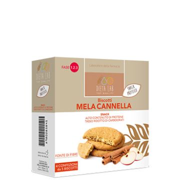 Dlab Biscotti Mela/cann 160g