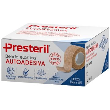 Benda Elastica Autoadesiva Latex Free Presteril cm 2,5x4,5 Mtesi Skin