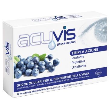 Acuvis Gocce Oculari 10fl 0,5m