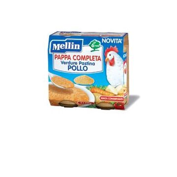 Mellin Pappa Compl Pollo2x250g