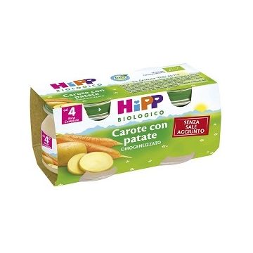Hipp Bio Omog Carote/pat 2x80g