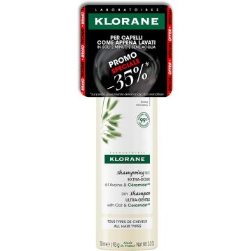 Klorane Shampoo Secco Avena&cera 150 ml Black Friday