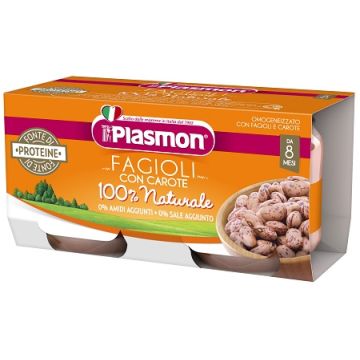 Plasmon Omog Fagioli Borl2x80g