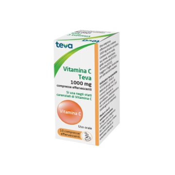 Vitamina c Teva*10cpr Eff 1g
