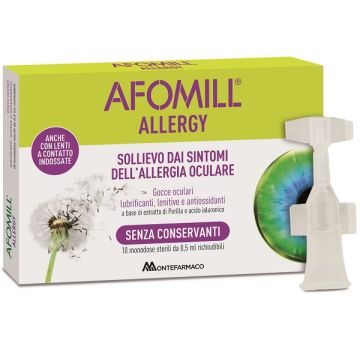 Afomill Allergy Gocce Oculari 10 Fiale Richiudibili da 0,5 ml