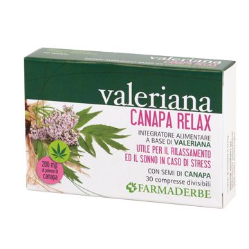 Valeriana Canapa Relax 30cpr
