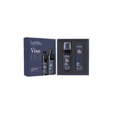 Euphidra Cofanetto mr Viso Schiuma Detergente Viso 175 ml +crema Viso Rigenerante 50 ml