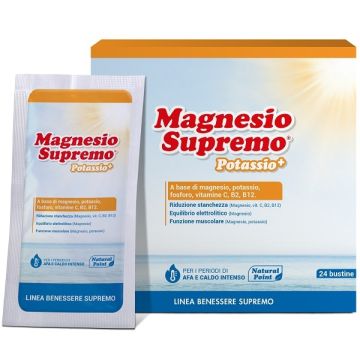 Magnesio Supremo Potassio+ 24 Bustine