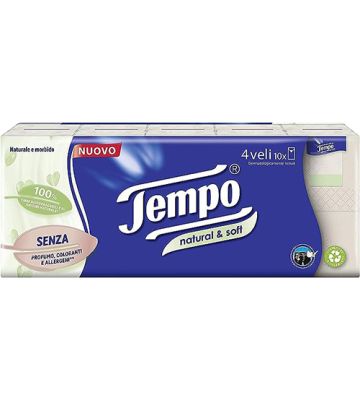 Tempo Fazz Natural&soft 10pz