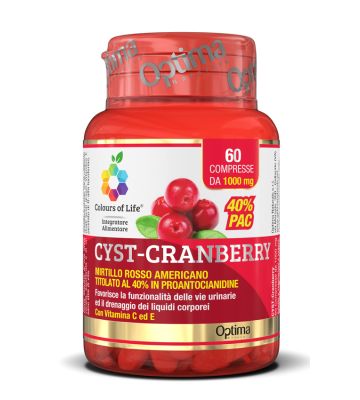 Cyst-cranberry 60cpr Colours