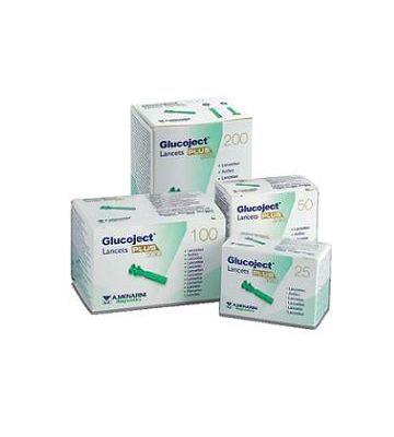 Glucoject Lancets Plus G33 200