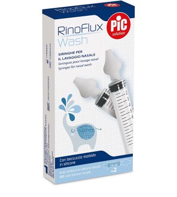 Rinoflux Wash Siringhe Lavaggio Nasale 2 Pezzi