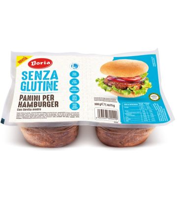 Doria Panini Hamburger 4x75g