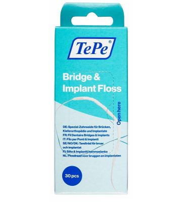 Tepe Filo Ponti & Impianti Tepe Bridge & Implant Floss 30 Pezzi