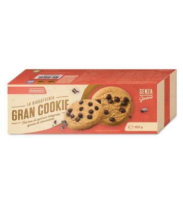 Agluten Gran Cookie Farina Quinoa Integrale e Gocce di Cioccolato 160 g