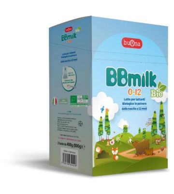 Bbmilk 0-12 Bio Polvere 2 Buste da 400 g