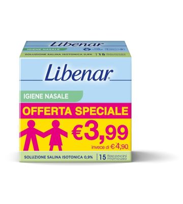 Soluzione Isotonica Libenar 15 Flaconcini da 5 ml Taglio Prezzo