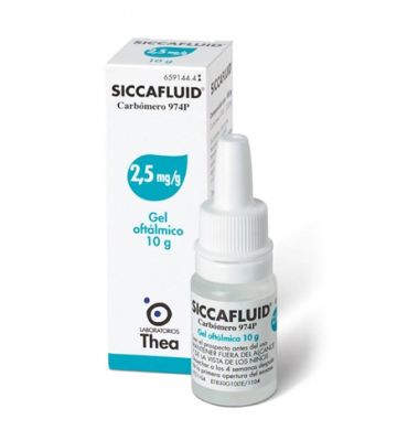 Siccafluid*gel Oft 10g 2,5mg/g