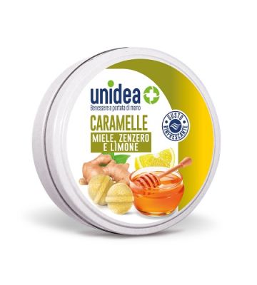 Unidea Caram Miele/zenzero 40g